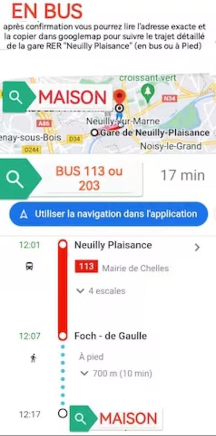 Chambre Dans Une Maison Partagee Neuilly-sur-Marne Luaran gambar